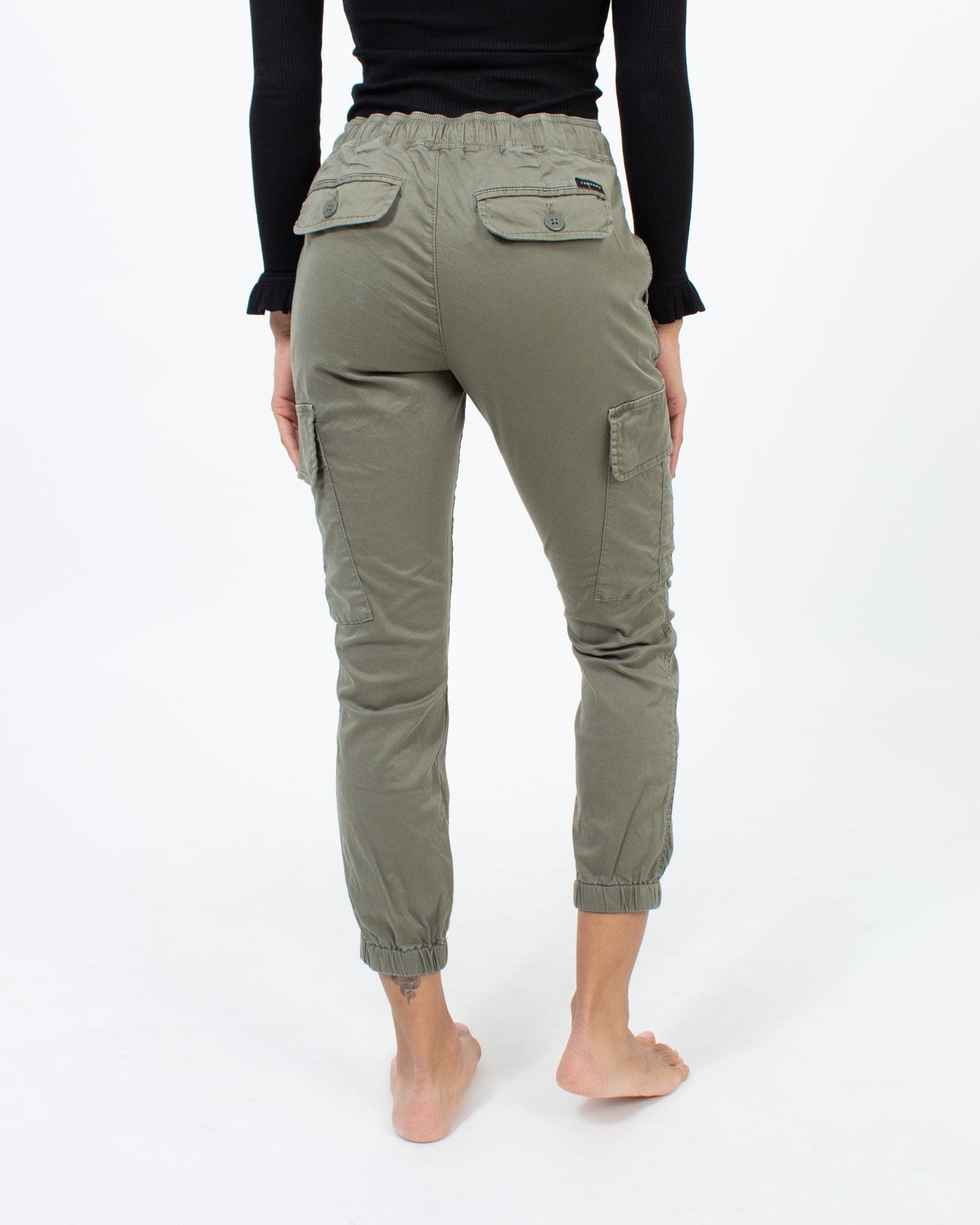 Army Green Baggy Fit Cargo Jeans – Offduty India